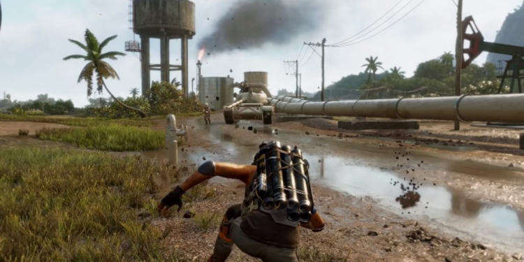 بازی Far Cry 6 اغلب به حالت سوم شخص تغییر می کند