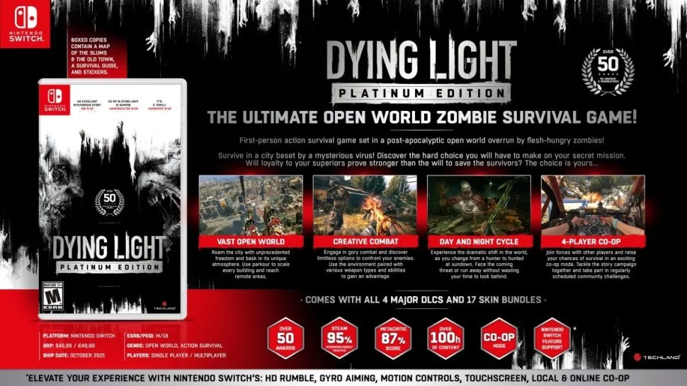 پورت نینتندو سوییچ بازی Dying Light