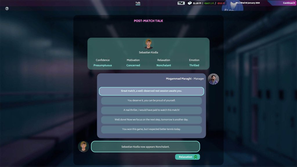 معرفی بازی Tennis Manager 2024