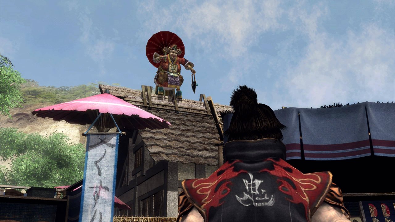 صحنه‌ای از مبارزه تن به تن سامورایی‌ها در بازی Onimusha 2 نسخه ریمستر