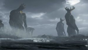 مبارزه سم با دشمنان در محیط آخرالزمانی، نمایانگر تنوع در گیم‌پلی Death Stranding 2