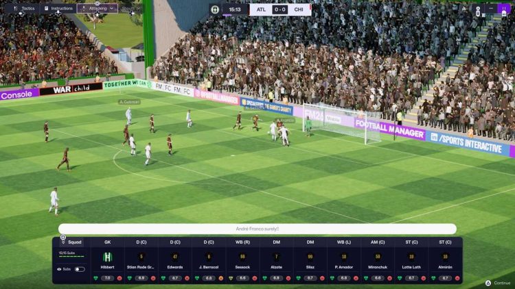 تحلیل مسابقات زنده در Football Manager 26