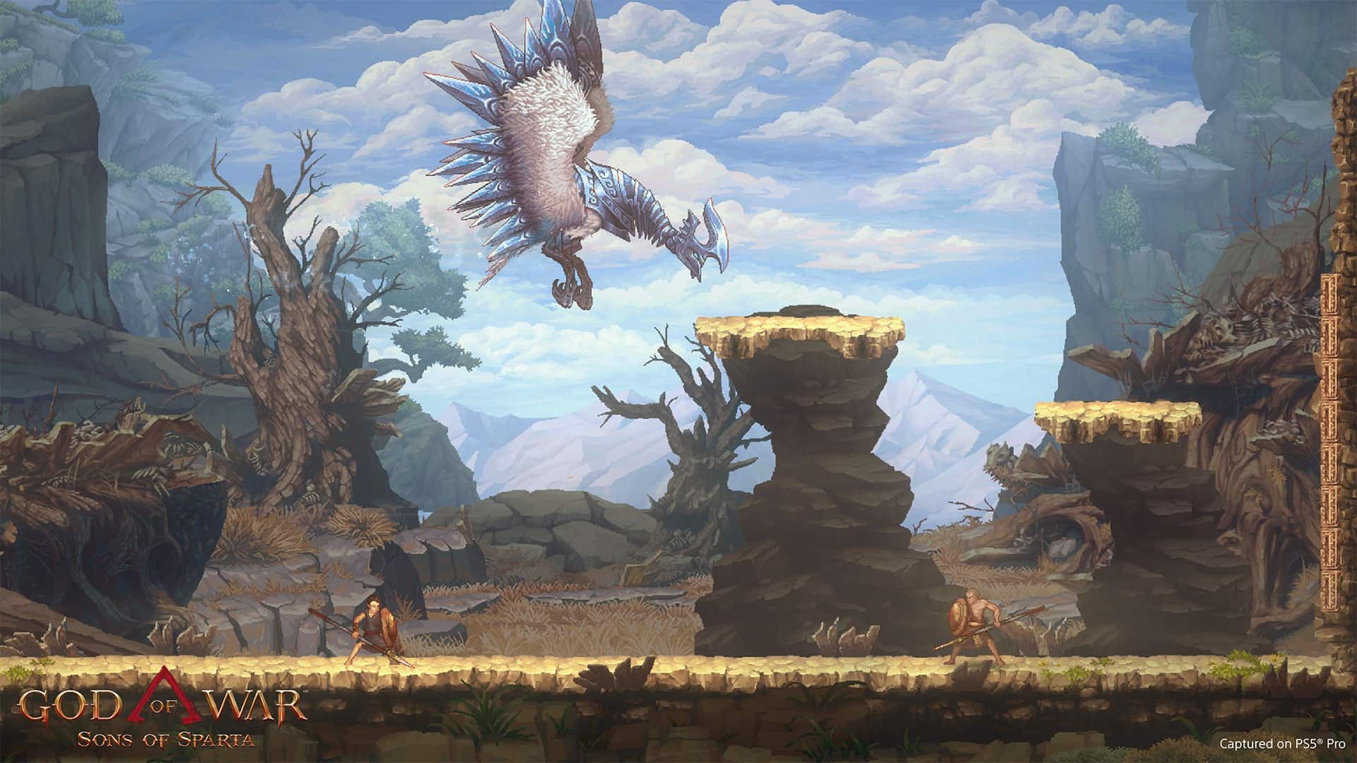 باس فایت The Bird در بازی God of War Sons of Sparta