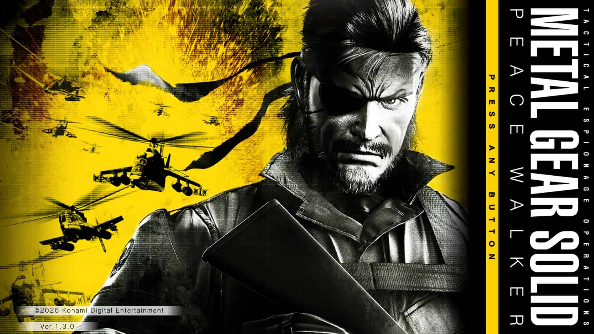 Big Boss در محیط بازی Metal Gear Solid: Peace Walker