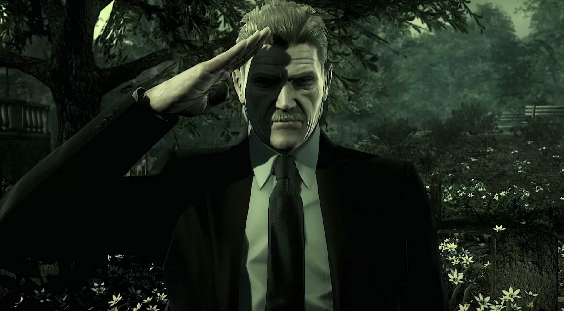 Snake در کنار شخصیت‌های بازی Metal Gear Solid 4