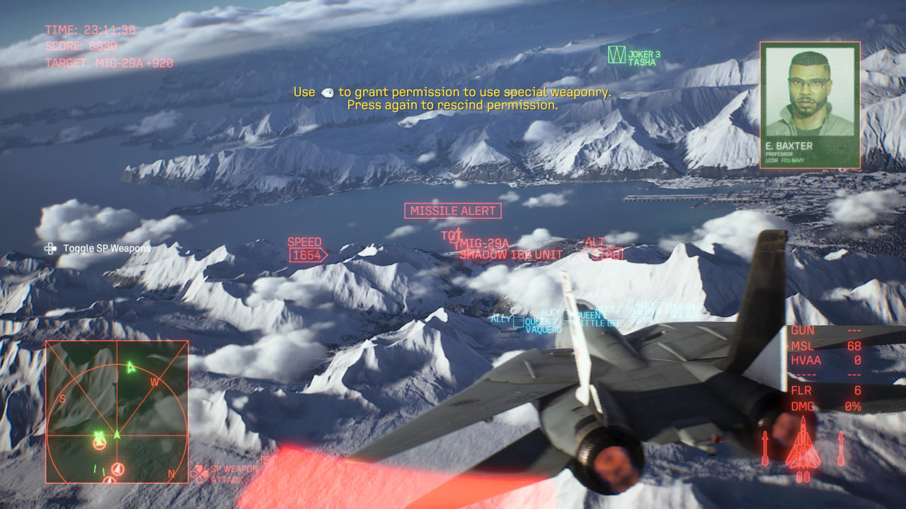 نبرد هوایی در بازی Ace Combat 8: Wings of Theve