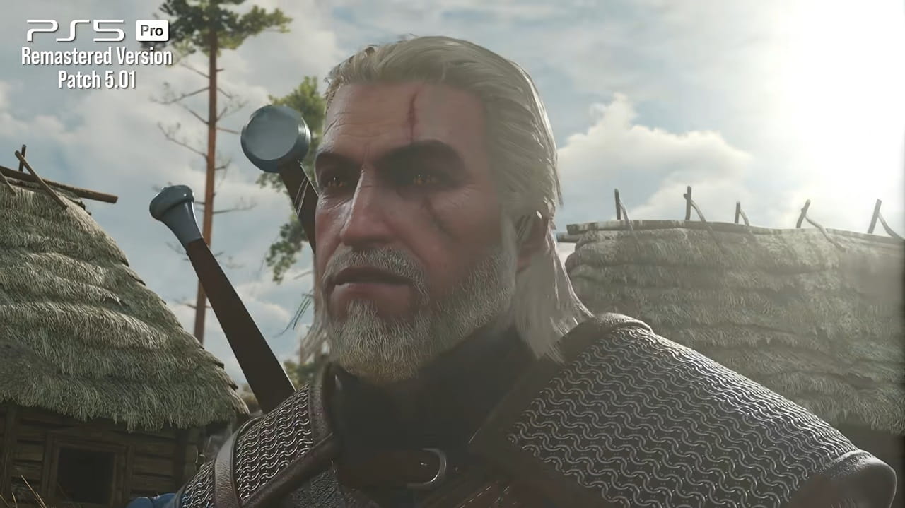 نسخه PS5 Pro بازی The Witcher 3 Remastered