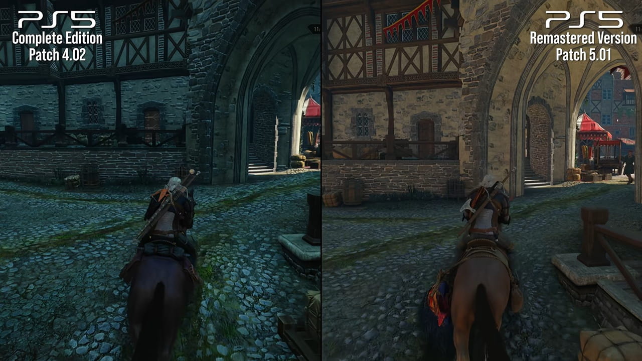 مقایسه The Witcher 3 Remastered روی ایکس باکس و PS5